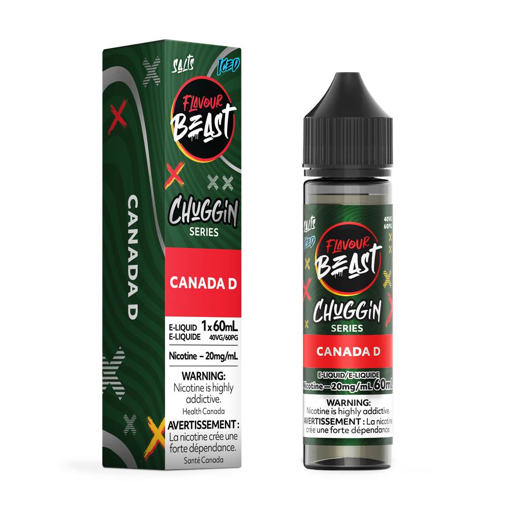 Flavour Beast E-Liquid Nicotine Salt 60mL 20mg Canada D